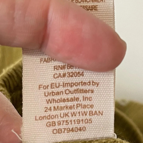 Free People Hearts Rising Pants Womens Large Embroidered Moss Green Tassels - Picture 7 of 10